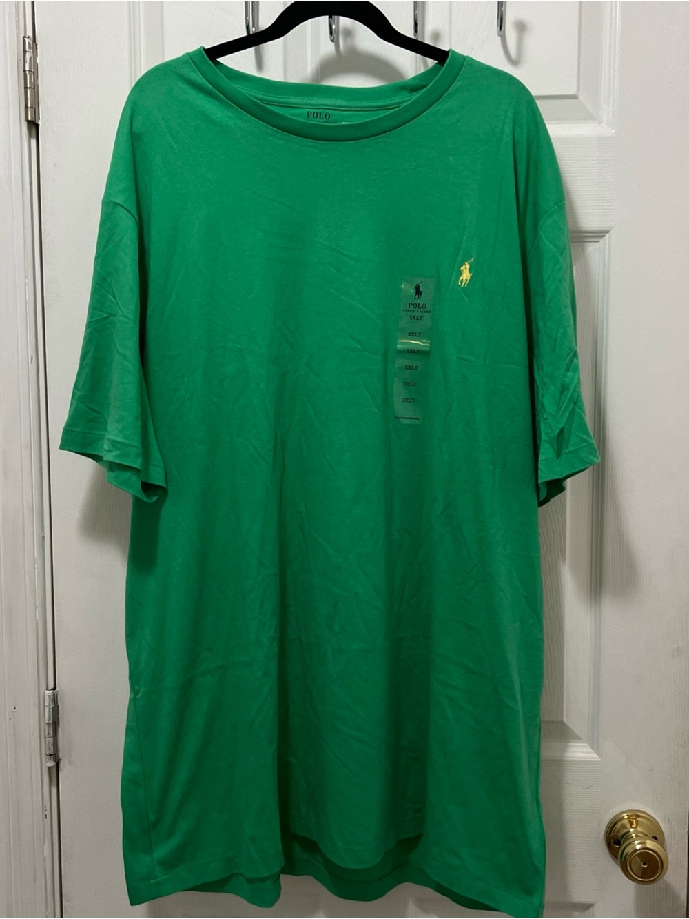 NEW Polo Ralph Lauren Polo Player T-Shirt Green Size 2XLT